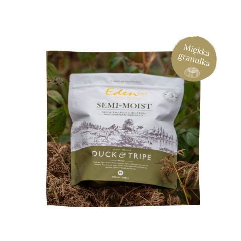 Eden semi-moist Kaczka & Żołądki M 2 kg