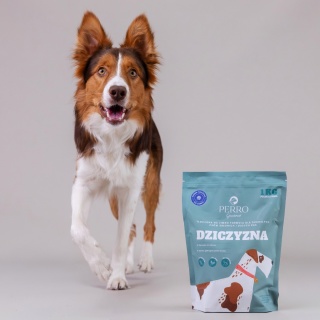 Karma tłoczona na zimno PERRO Gourmet Dziczyzna– formuła dla psów dorosłych średnich i dużych ras 1kg
