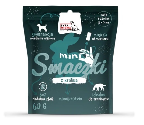 Mini smaczki dla psa z królika 60g