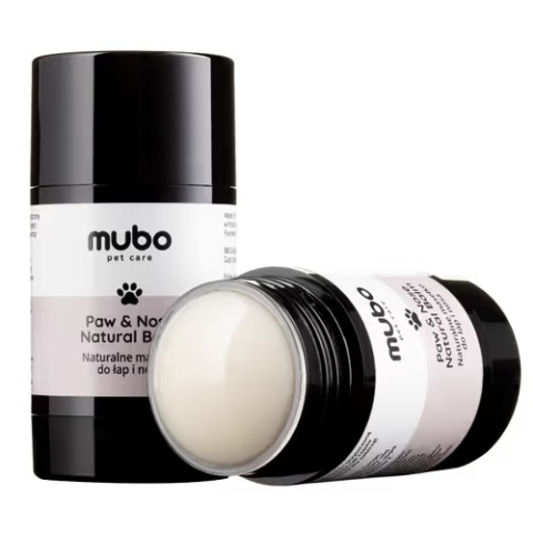 Mubo Paw & Nose Natural Balm Stick 25g - naturalne masełko do łap i nosa w sztyfcie, dla psa i kota
