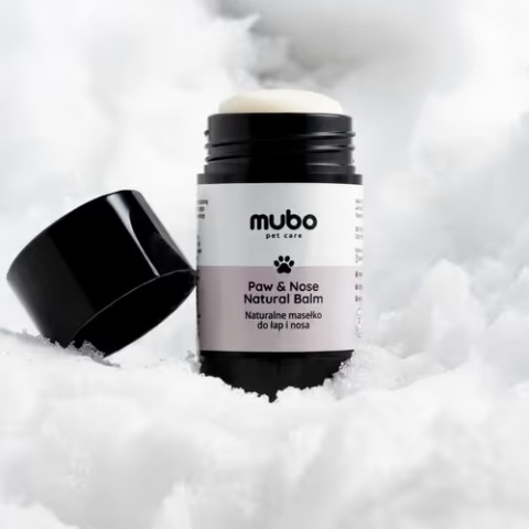 Mubo Paw & Nose Natural Balm Stick 25g - naturalne masełko do łap i nosa w sztyfcie, dla psa i kota