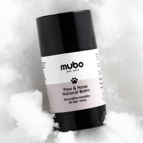 Mubo Paw & Nose Natural Balm Stick 25g - naturalne masełko do łap i nosa w sztyfcie, dla psa i kota