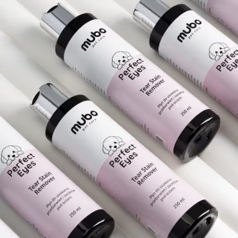 Mubo Perfect Eyes Tear Stain Remover 250ml - płyn na zacieki i przebarwienia pod oczami dla psa i kota