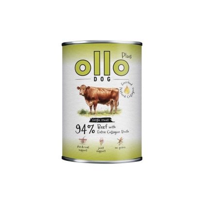 Ollo Plus Kolagen Wołowina 400g- Karma mokra dla psa