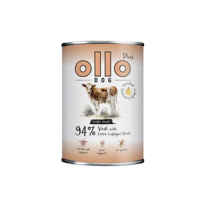 Ollo Plus Kolagen Cielęcina 800g- Karma mokra dla psa