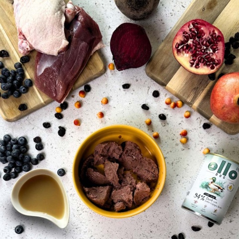 Ollo Plus Kolagen Cielęcina 400g- Karma mokra dla psa