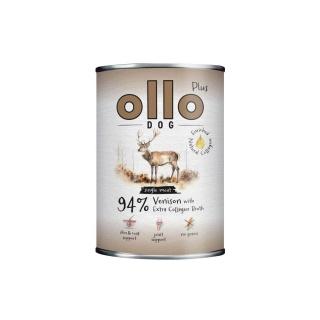 Ollo Plus Kolagen Jeleń 400g - Karma mokra dla psa