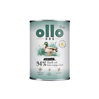 Ollo Plus Kolagen Kaczka 800g- Karma mokra dla psa