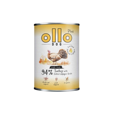 Ollo Plus Kolagen Indyk 400g- Karma mokra dla psa