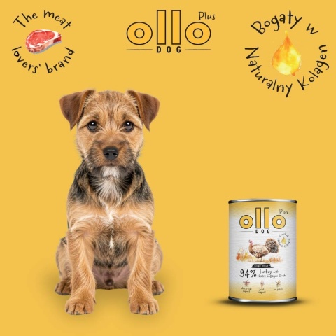 Ollo Plus Kolagen Indyk 400g- Karma mokra dla psa