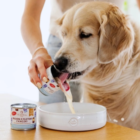 PERRO Bulion z Kaczką dla Psa i Kota 140 g