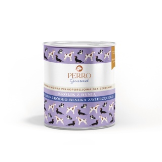 PERRO Gourmet Junior Królik z dynią 400g