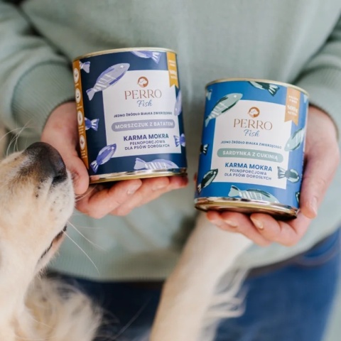 Perro morszczuk z batatem– monobiałkowa formuła dla psów dorosłych 400g