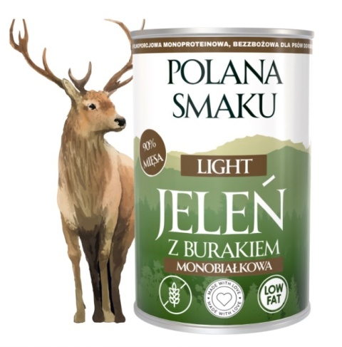 Polana Smaku LIGHT - Jeleń z burakiem 400g