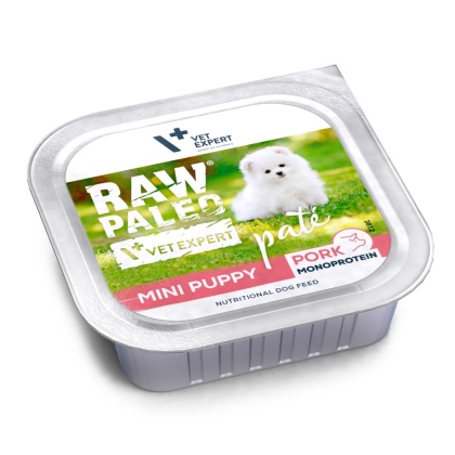 RAW PALEO PORK PATE MINI PUPPY - mokra karma dla szczeniąt - wieprzowina