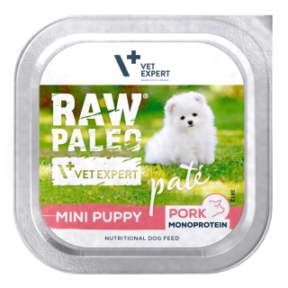 RAW PALEO PORK PATE MINI PUPPY - mokra karma dla szczeniąt - wieprzowina