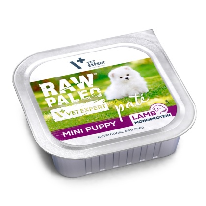 RAW PALEO LAMB PATE MINI PUPPY - mokra karma dla szczeniąt - jagnięcina