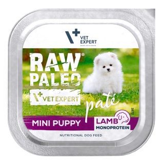RAW PALEO LAMB PATE MINI PUPPY - mokra karma dla szczeniąt - jagnięcina