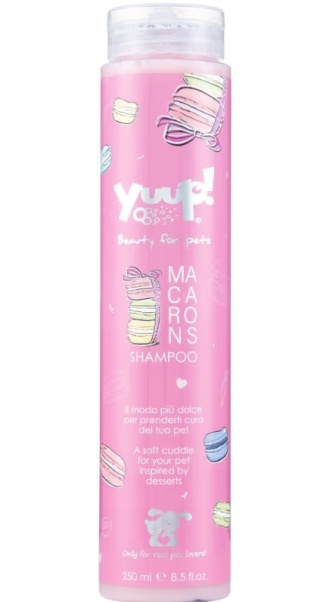 Yuup! Macarons Shampoo 250ml - perfumowany szampon dla psa i kota, słodkie makaroniki