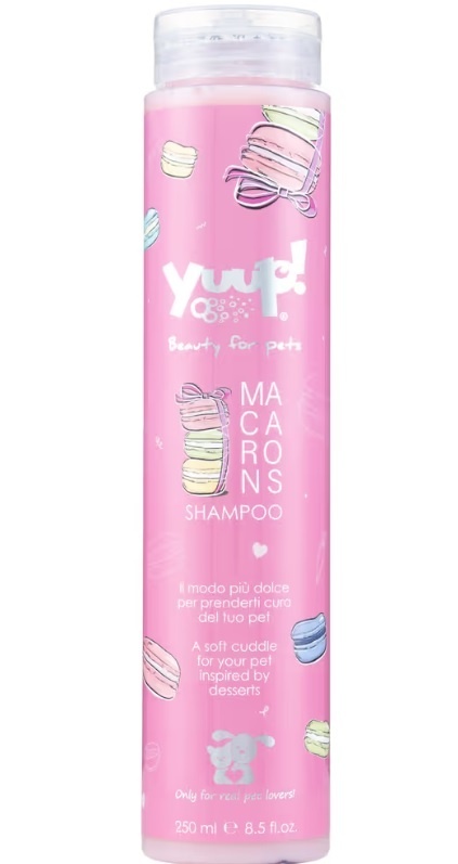 Yuup! Macarons Shampoo 250ml - perfumowany szampon dla psa i kota, słodkie makaroniki
