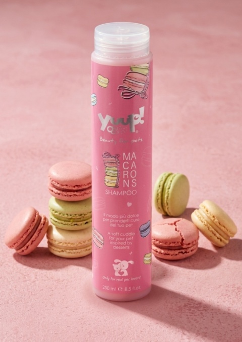Yuup! Macarons Shampoo 250ml - perfumowany szampon dla psa i kota, słodkie makaroniki